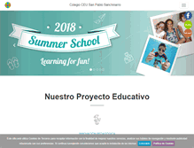 Tablet Screenshot of colegioceusanchinarro.es